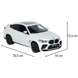 Mașină cu telecomandă 1:14 BMW X6 M alb