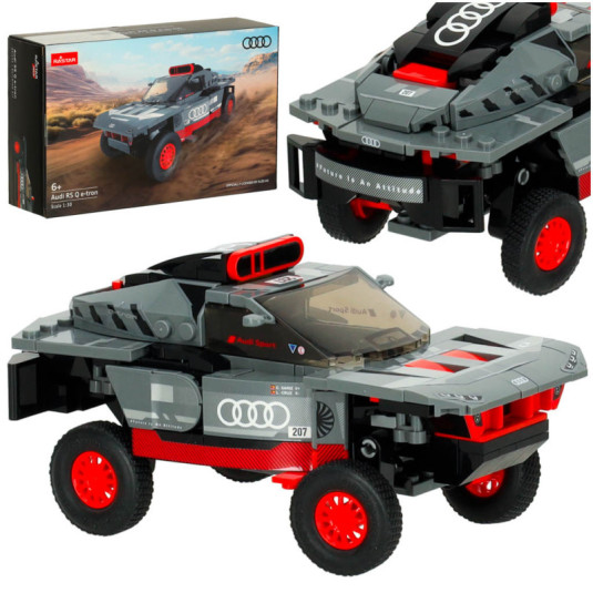 Stavebnica Audi RS Q e-tron pozostáva z 376 dielikov
