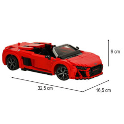 Mașină RC 1:14 AUDI R8 Spyder roșu