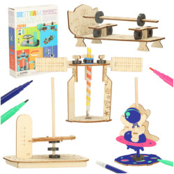Set de experimente științifice tip fă-ți singur magnetic 4în1