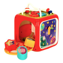 Jucărie senzorială cub educativ 6 în 1