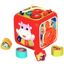 Jucărie senzorială cub educativ 6 în 1
