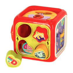 Jucărie senzorială cub educativ 6 în 1