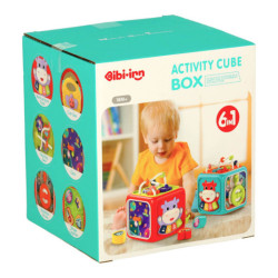 Jucărie senzorială cub educativ 6 în 1