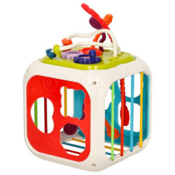 Sorter educativ interactiv cu cuburi pentru bebeluși cimbal 7în1