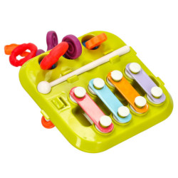 Sorter educativ interactiv cu cuburi pentru bebeluși cimbal 7în1