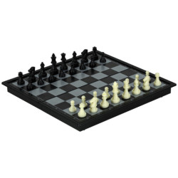 Puzzle joc de șah magnetic cu damă