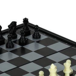 Puzzle joc de șah magnetic cu damă