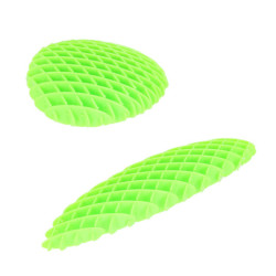 Fidge Worm jucărie senzorială anti-stres extensibilă verde
