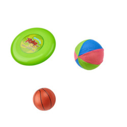 Set sport 5în1 badminton baschet volei tenis frisbee