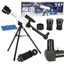Telescop astronomic educativ pentru copii pe trepied