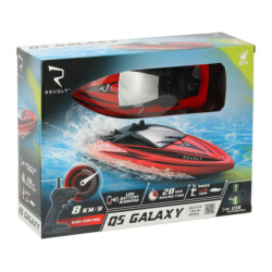 Barcă RC cu telecomandă Revolt Q5 Galaxy red