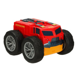 RC Revolt 2 Sided Rescue Racer mașină albastră cu telecomandă