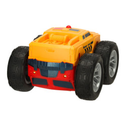 RC Revolt 2 Sided Rescue Racer mașină albastră cu telecomandă