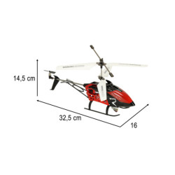 Elicopter RC cu telecomandă Revolt S39-1 XL roșu