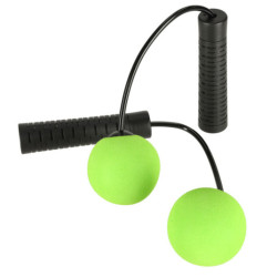 Coardă de sărituri pentru antrenament wireless verde și neagră