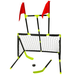 Set sport 6în1 poartă coș minge hochei disc