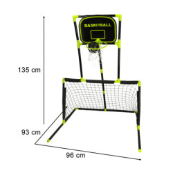Set sport 6în1 poartă coș minge hochei disc