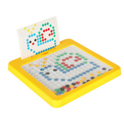 Tablă magnetică Montessori puncte galbenă
