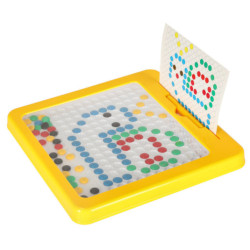 Tablă magnetică Montessori puncte galbenă