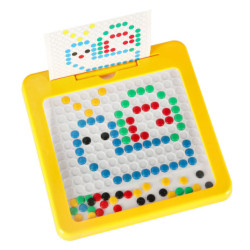 Tablă magnetică Montessori puncte galbenă