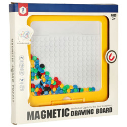 Tablă magnetică Montessori puncte galbenă