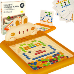 Tablă magnetică cu puncte iepure XL