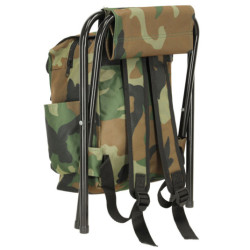 Scaun de camping fără spătar pescuit moro