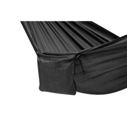 Hamac camping cărări hamac de călătorie 270cm negru