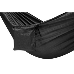 Hamac camping cărări hamac de călătorie 270cm negru