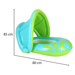 BESTWAY 34091 Pontoon gonflabil cu acoperiș verde