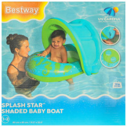 BESTWAY 34091 Pontoon gonflabil cu acoperiș verde