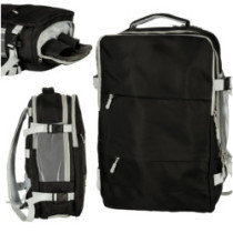 Rucsac de calatorie pentru avion impermeabil cablu USB 45x16x28cm negru