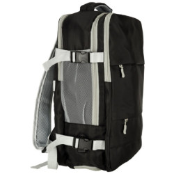 Rucsac de calatorie pentru avion impermeabil cablu USB 45x16x28cm negru