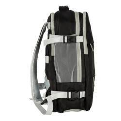 Rucsac de calatorie pentru avion impermeabil cablu USB 45x16x28cm negru