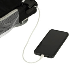 Rucsac de calatorie pentru avion impermeabil cablu USB 45x16x28cm negru