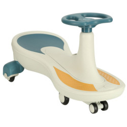 Cale ferată de munte cu gravitație cu roți LED luminoase și muzică care cântă 76 cm albastru și alb max. 120 kg