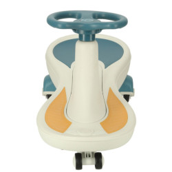 Cale ferată de munte cu gravitație cu roți LED luminoase și muzică care cântă 76 cm albastru și alb max. 120 kg