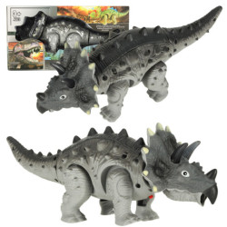 Dinozaur RC Triceratops pe telecomandă merge luminează revistă