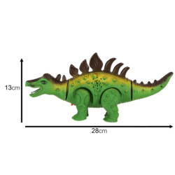 Dinozaur RC Stegosaurus telecomandă merge luminos dans