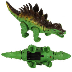 Dinozaur RC Stegosaurus telecomandă merge luminos dans