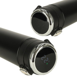 Pahar termic cu orificiu LED termosul 420ml negru
