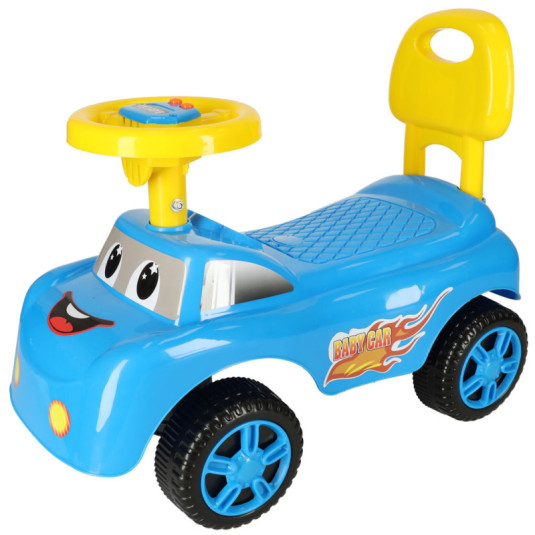 Zornăitoare amuzantă auto cu claxon albastră