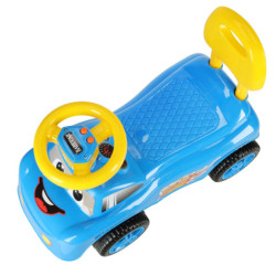 Zornăitoare amuzantă auto cu claxon albastră