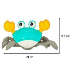 Crab interactiv cu sunet culoare verde