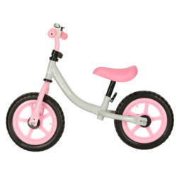 Triciclu Fix Balance bicicletă cross-country alb-roz