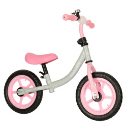 Triciclu Fix Balance bicicletă cross-country alb-roz