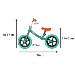 Bicicletă cross-country Trike Fix Balance turcoaz