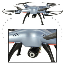 Dron RC Syma X5HW 2,4GHz Wi-Fi cameră albastru
