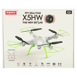 Syma X5HW 2.4GHz dron RC cu cameră Wi-Fi alb